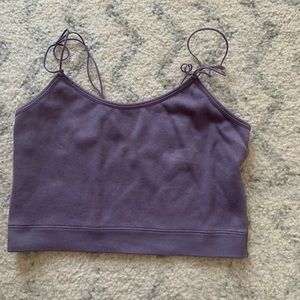 Hollister lace back tank top